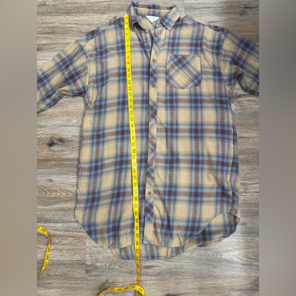 Moussy Plaid Button-Up Shirt Dress Free size - Picture 8 of 10